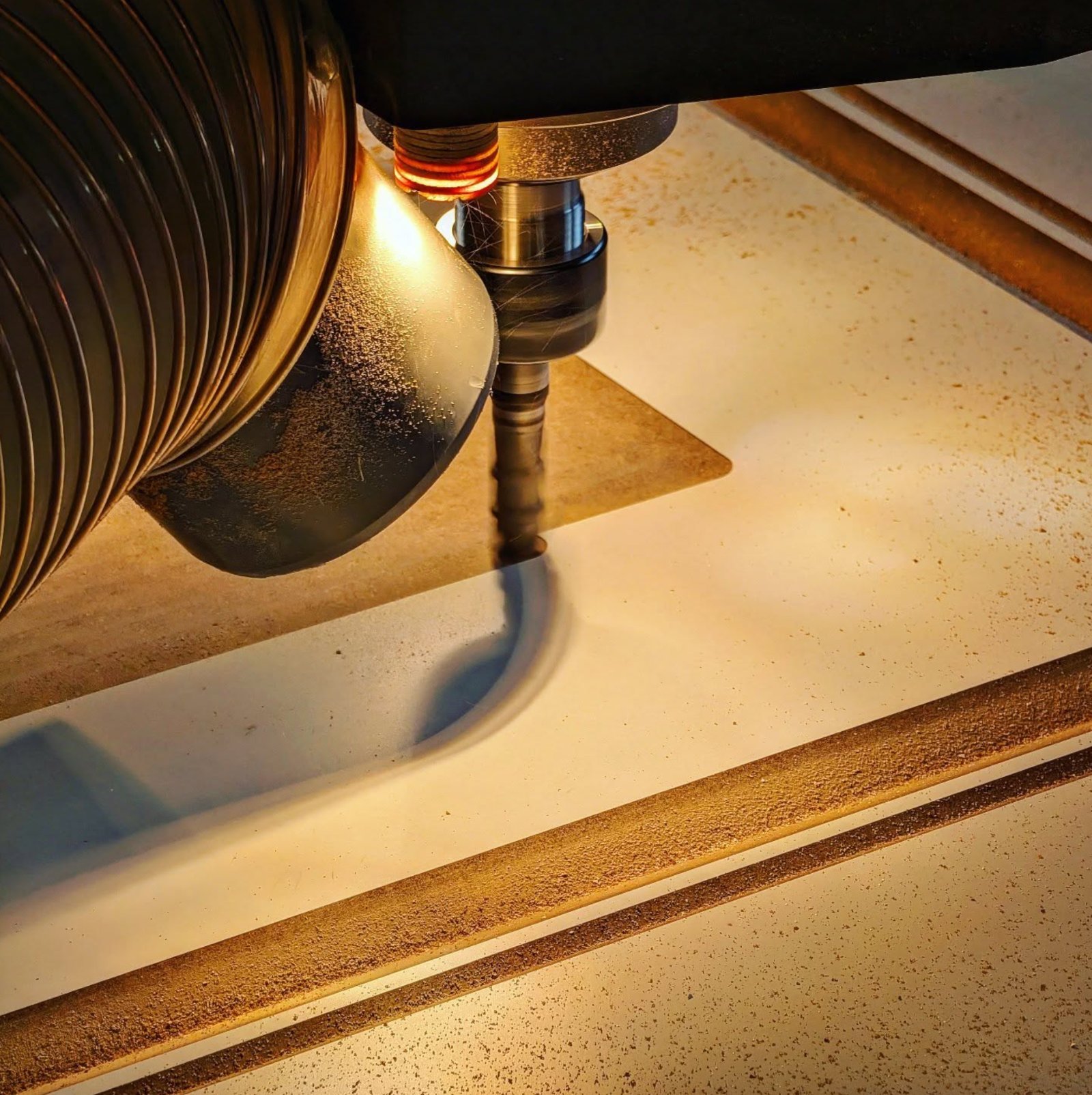 CNC milling at Illusion workshop